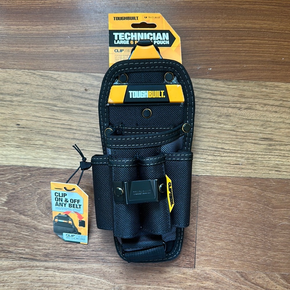 Toughbuilt Technician Large 6 Pocket Pouch